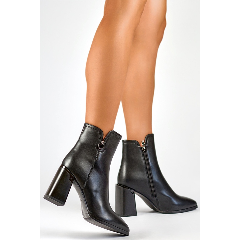 Stivali isolanti da donna GD-FL2084B neri nero 1