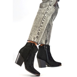 Stivali isolanti da donna A5618B neri nero 1