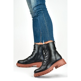 Operai Modello Brigitte 250044OR-PU Nero/Arancione - PRIMO 2