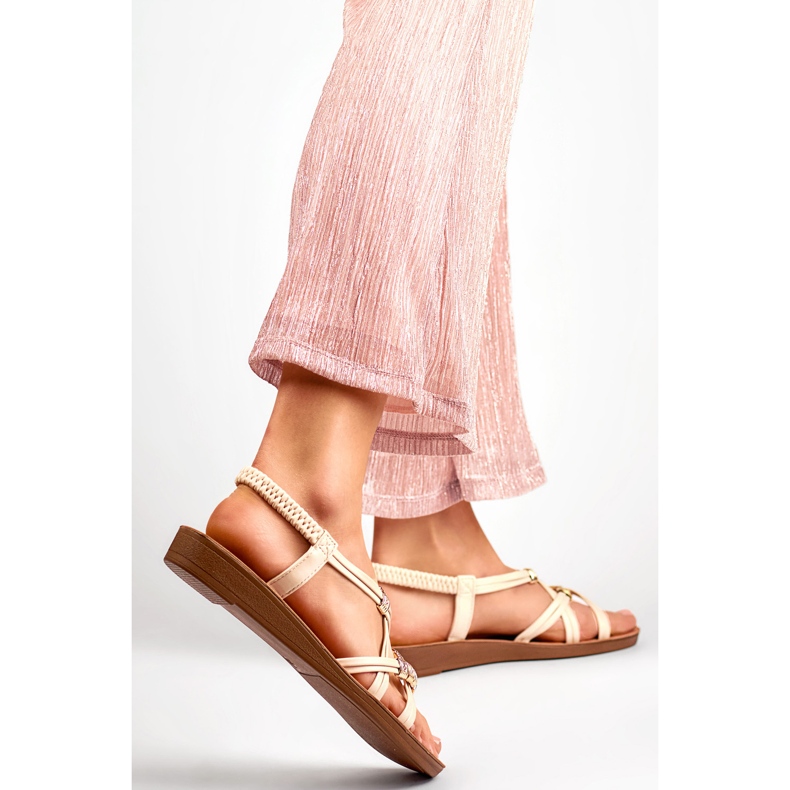 Sandali da donna PS06BE beige 1