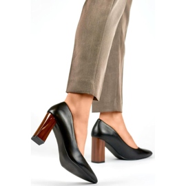 Décolleté da donna GD-FL486A-B nere nero 1