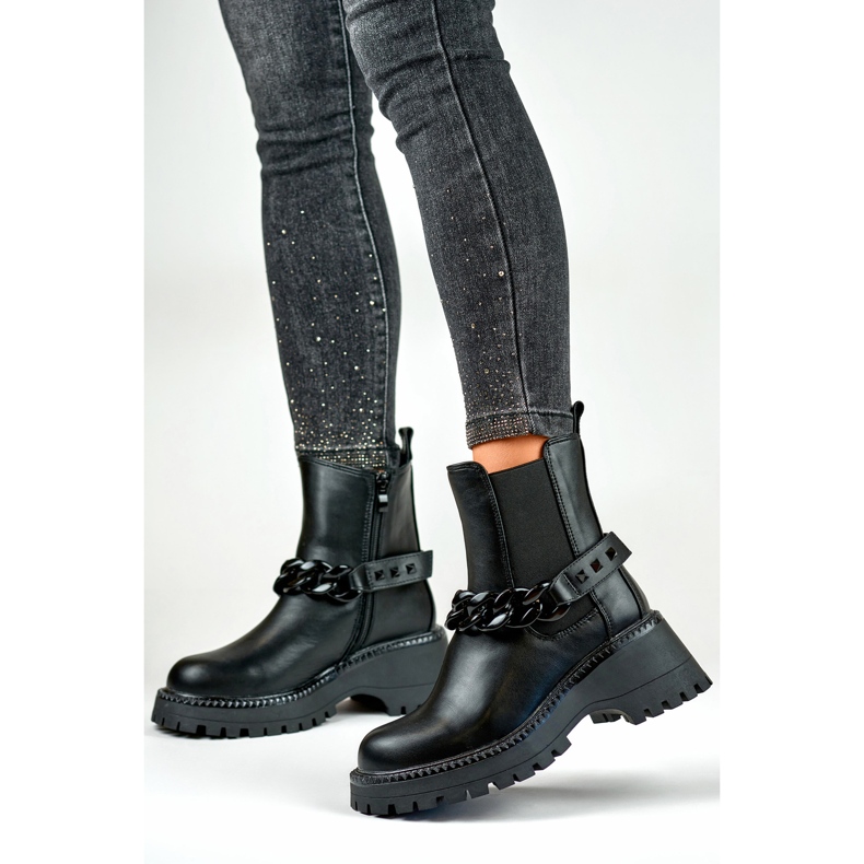Stivaletto Chelsea Modello GD-BHRX7385B Nero - PRIMO 2