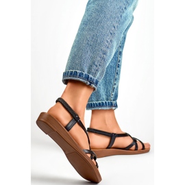 Sandali da donna PS07B Neri nero 1