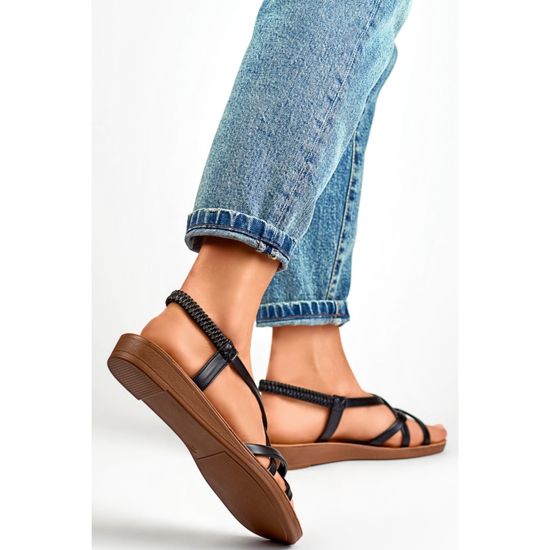 Sandali da donna PS07B Neri nero 1