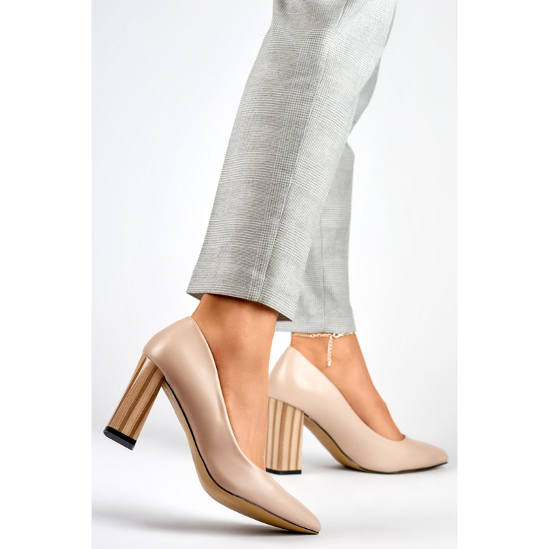 Décolleté Modello GD-FL486A-D.BE Beige 1