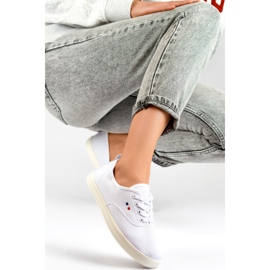 Sneakers Basse da Donna HB-6W Bianche bianco 1