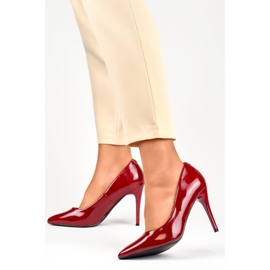 GD-FL59R Tacchi alti laccati rossi rosso 1