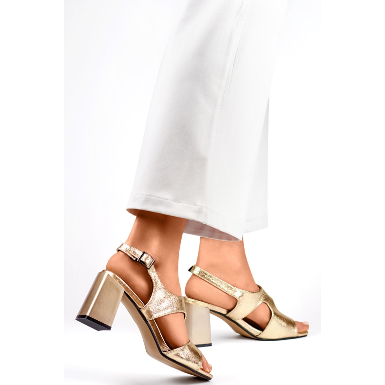Sandali da donna GD-FL1146GO Oro d'oro 1
