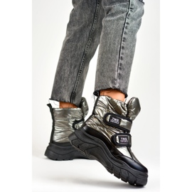 Doposci chiusi con Velcro 22-PY16062SI grigio 2