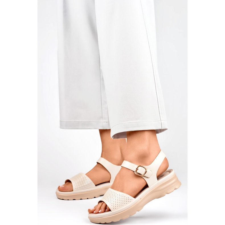 Sandali Modello GD-FL1235BE Beige - PRIMO 1