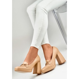 Décolleté da Donna con Decorazione M047-NU beige 1