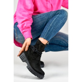 Stivali Modello DE1127S-B Camoscio Nero 1