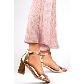 Sandali da donna 0696GO oro giallo 1