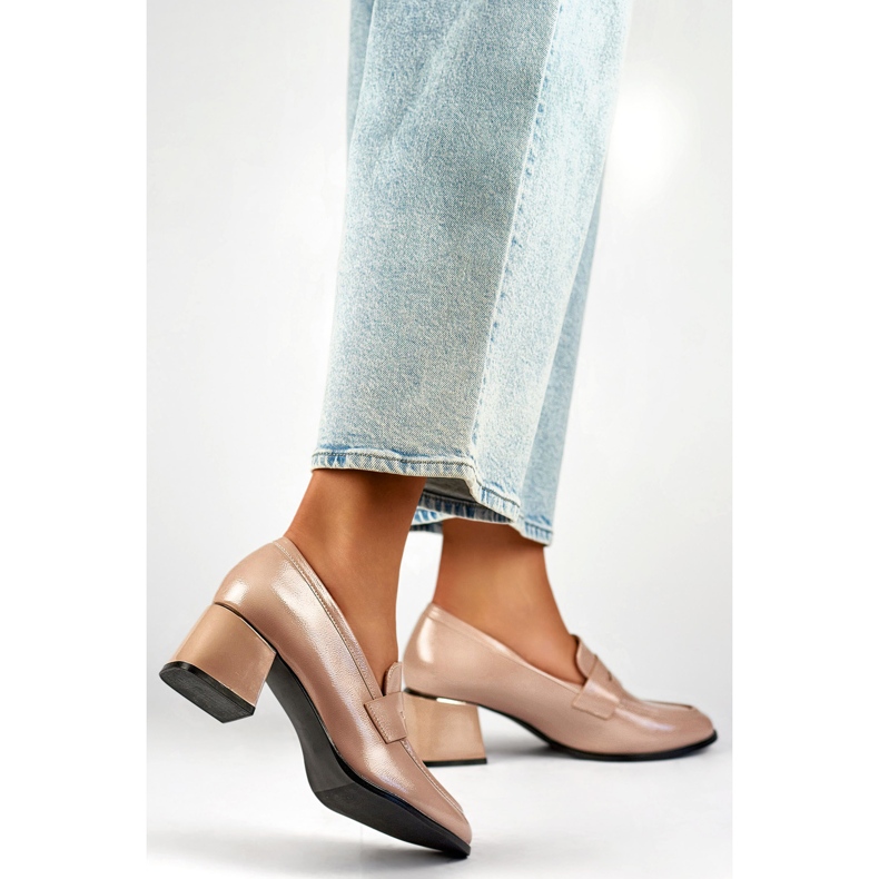 Décolleté da donna GD-FL471BE beige 1