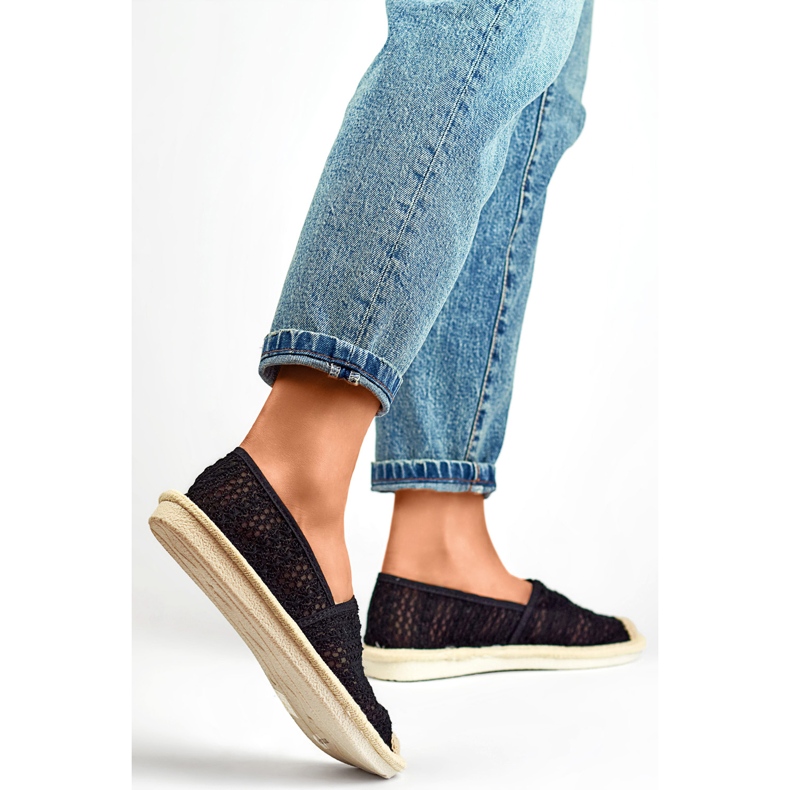 Espadrillas da donna XY2832-1B nero 1
