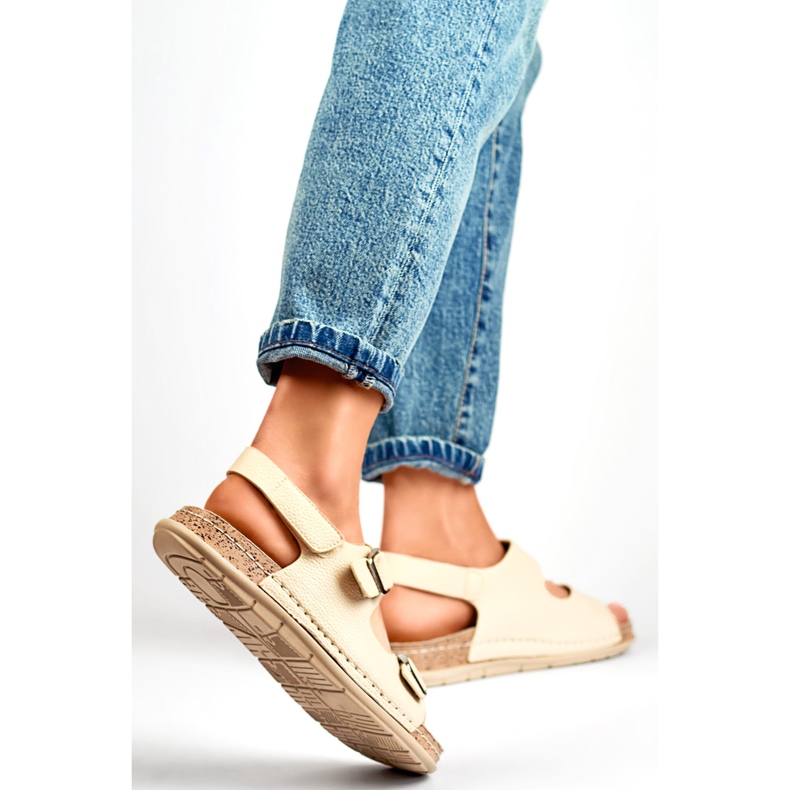 Sandali Modello G3180-7BE Beige - PRIMO 2