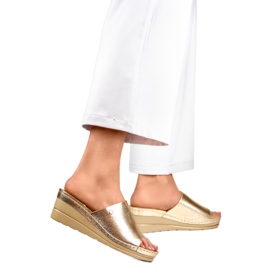 Infradito oro da donna GD-FL1245GO d'oro 1