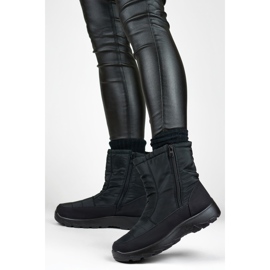 Stivali da neve isolati da donna JS1-8-B nero 1