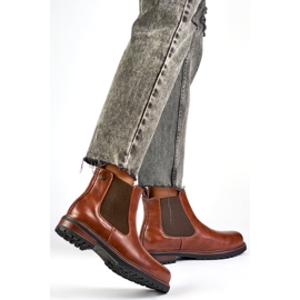 Stivaletto Chelsea Modello GD-WL71C Marrone/Cammello - PRIMO 2