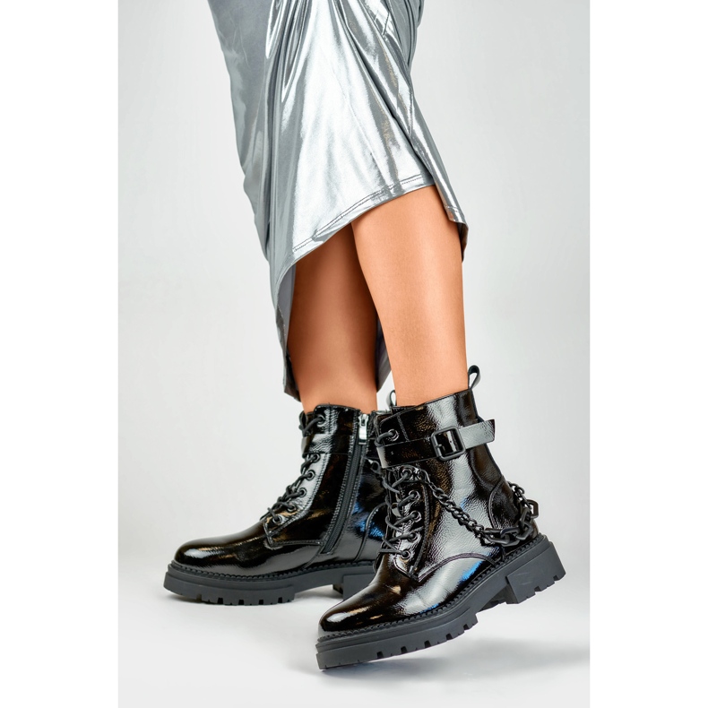 Operai Modello 250013B-LA Lacca Nera - PRIMO nero 2