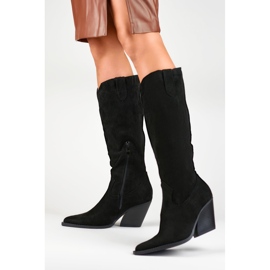 Modello 16812B Stivali neri - PRIMO nero 2