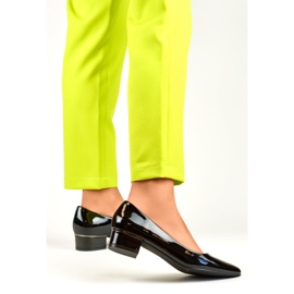 Décolleté in vernice da donna GD-XR106C-B nero 2