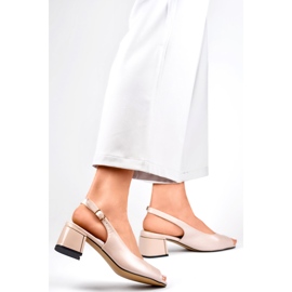 Décolleté da donna GD-FL1395L.BE beige 1