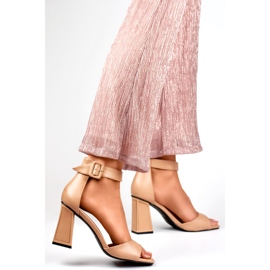 Sandali da donna X8195NU beige 1