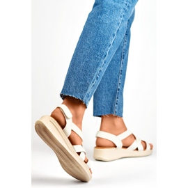 Sandali da donna QQ-397W bianco 1