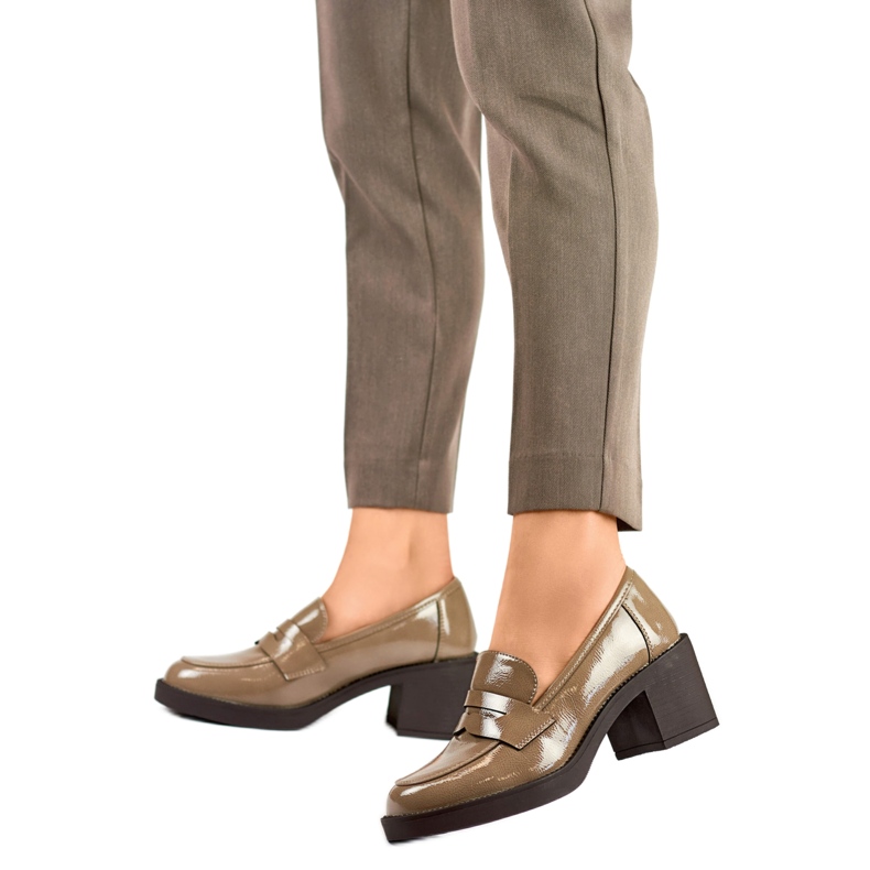 Décolleté Modello YL105KH Marrone - PRIMO 1