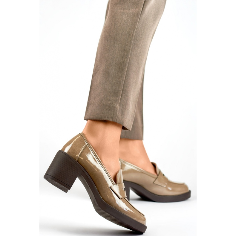 Décolleté Modello YL105KH Marrone - PRIMO 2