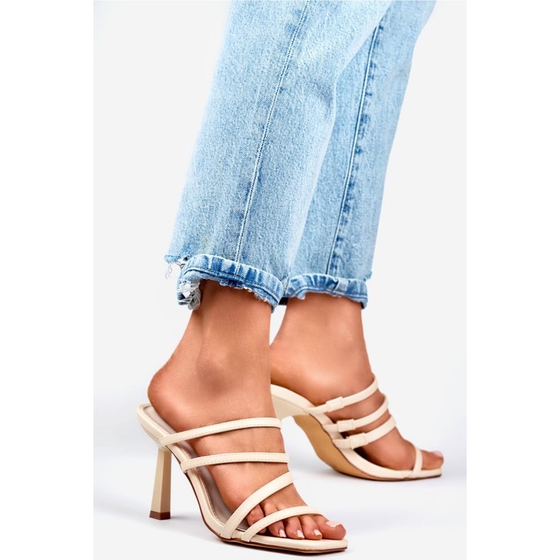 Infradito eleganti da donna 4772BE beige 1