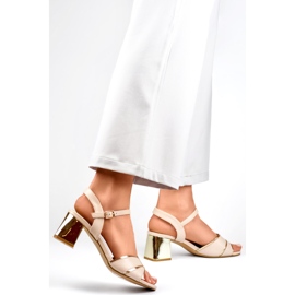 Sandali Modello GD-FL1133BE beige 1