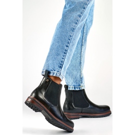 Stivaletti Chelsea Modello GD-WL71B nero 1
