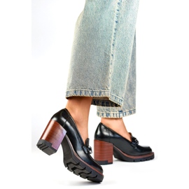 Décolleté da donna 24-2-12278B nero 1