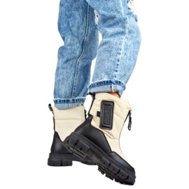 Doposci Modello H-07BE Beige/Nero - PRIMO 1