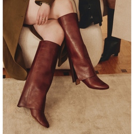 Marco Shoes Stivali larghi Cleo marrone 1