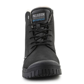 Scarpe Palladium sp20 Cuff in pelle impermeabile Wl 79067-008-M nero 2