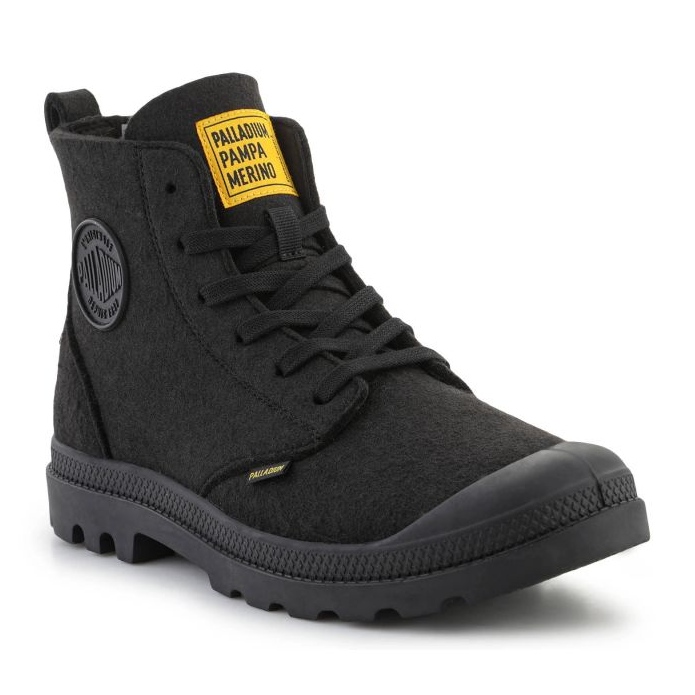 Scarpe Palladium Pampa Hi Merino 74377-008-M nero 1