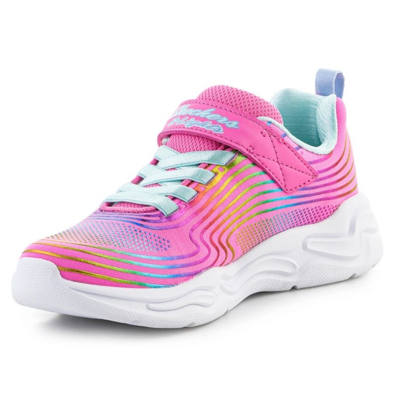 Scarpe Skechers S-Lights Wavy Beams 302338L-PKMT rosa 2