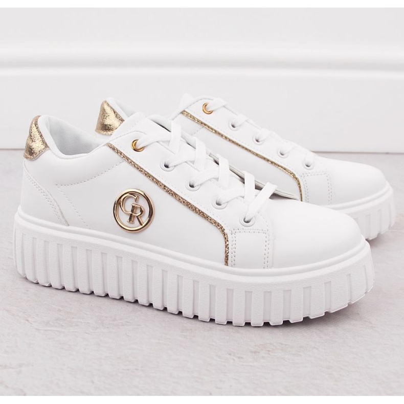 News Novità scarpe sulla piattaforma 4757 EVE459 bianca 2