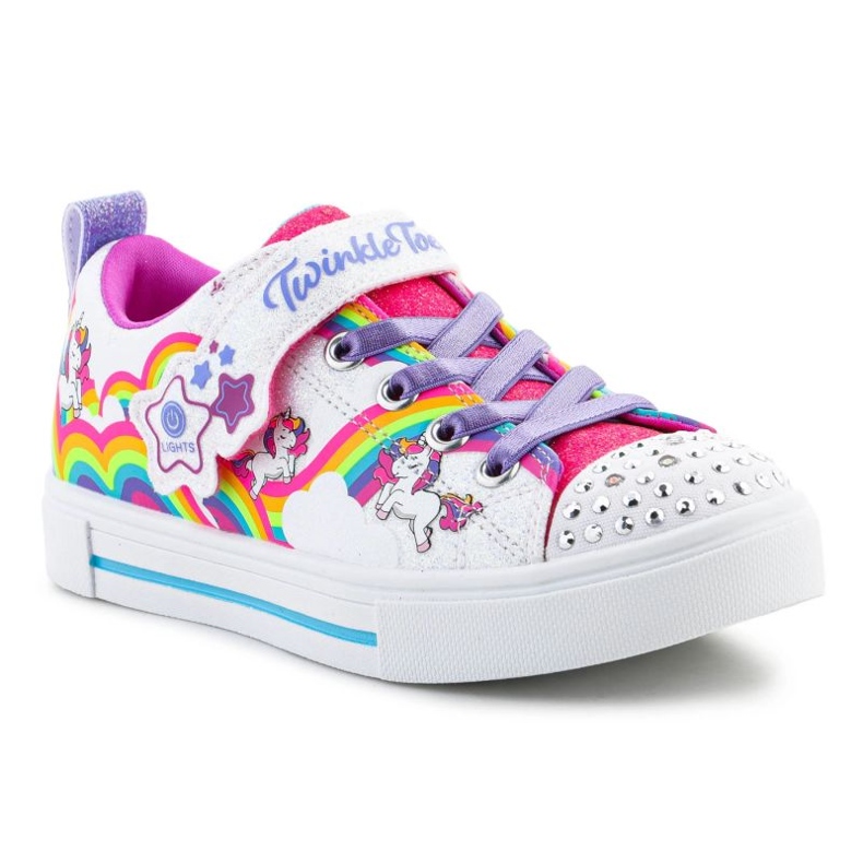 Skechers Twinkle Toes S Lights Twinkle Sparks Jumpin Clouds scarpe 314809L-WMLT multicolore 1