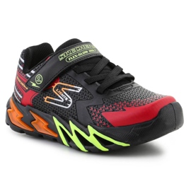 Scarpe Skechers S-Lights Flex-Glow Bolt 400138L-BKRD nero 1