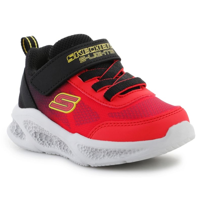 Skechers S-Lights Meteor-Lights-Krendox scarpe 401495N-RDBK rosso 1