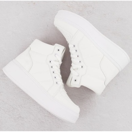 News Novità scarpe sportive alte W 8166 EVE465A bianco 2
