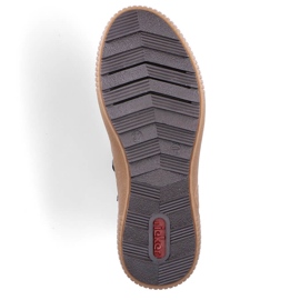 Stivaletti isolanti da donna, blu, Rieker Z6648-14 2