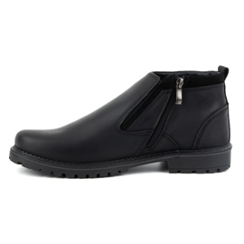 Olivier Stivaletti Chelsea in pelle da uomo, isolanti, 140GT, neri nero 1