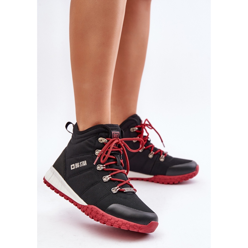 Scarpe sportive Trappers da donna Big Star KK274217 Memory Foam System nere nero 2