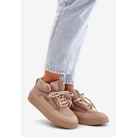 Scarpe da ginnastica isolanti Big Star da donna OO274A532 Beige 1