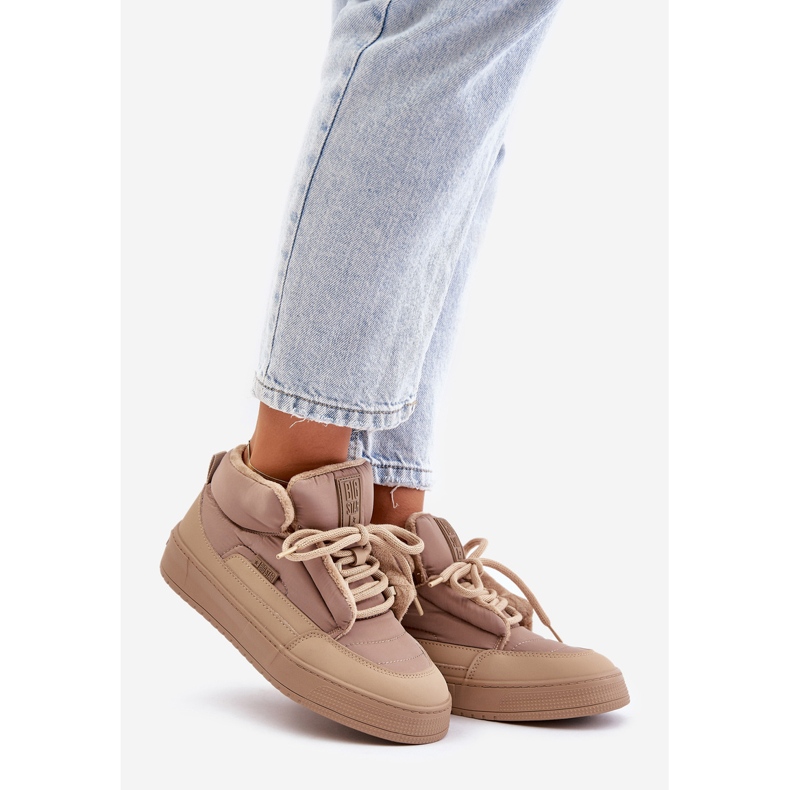 Scarpe da ginnastica isolanti Big Star da donna OO274A532 Beige 1